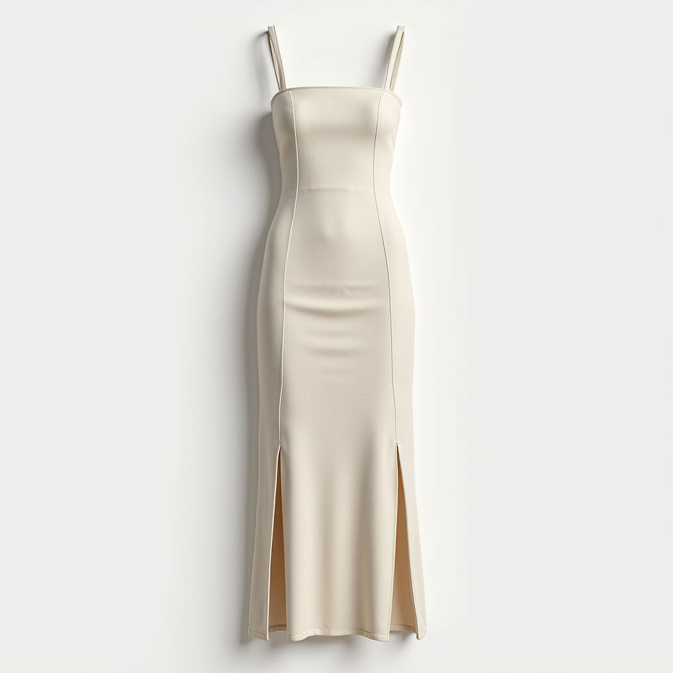 Vestido Midi Texturizado