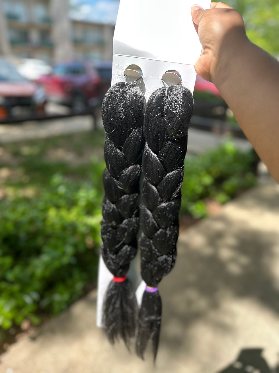 Thumbnail: Synthetic Braiding hair  2 bundles /pack