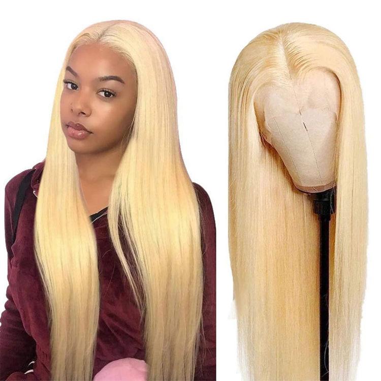 Thumbnail: 40 Inch Raw Vietnamese Hair Glueless Full Lace Front Natural Pre Plucked 13x4 H