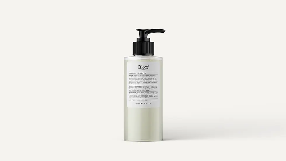 Thumbnail: Natural Dog Shampoo - Peppermint/Eucalyptus - 300ml L'floof