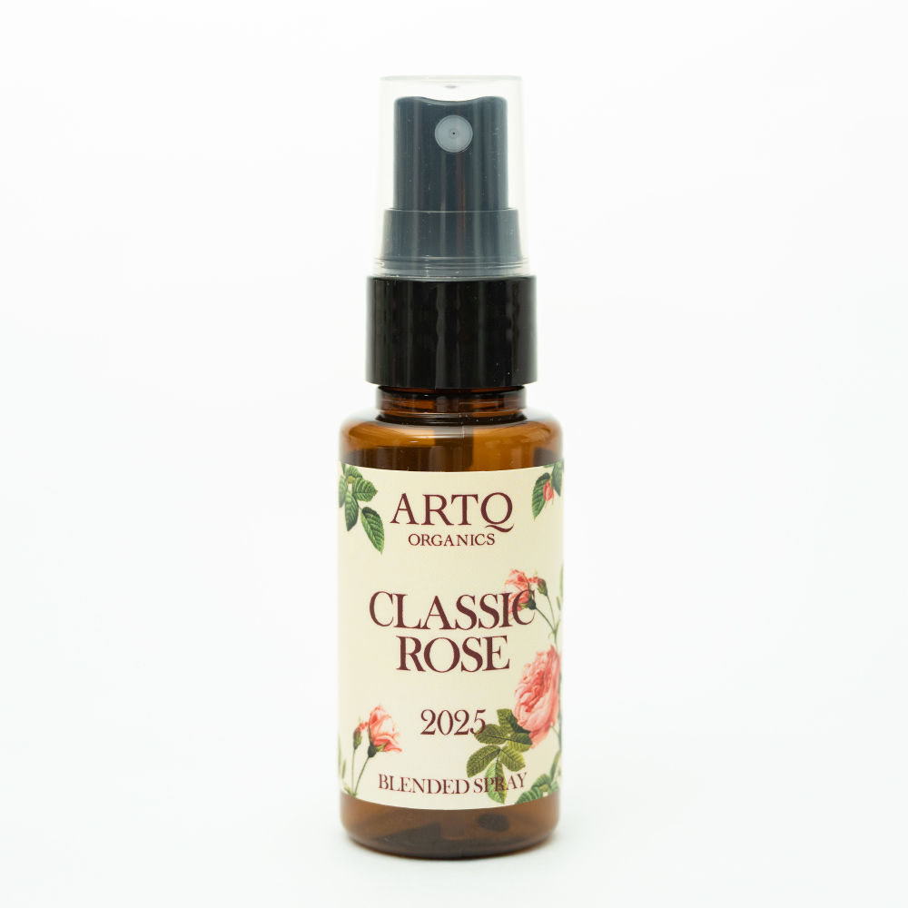 クラシックローズ 2025 精油ブレンドスプレー・オーガニック認証精油使用 30ml