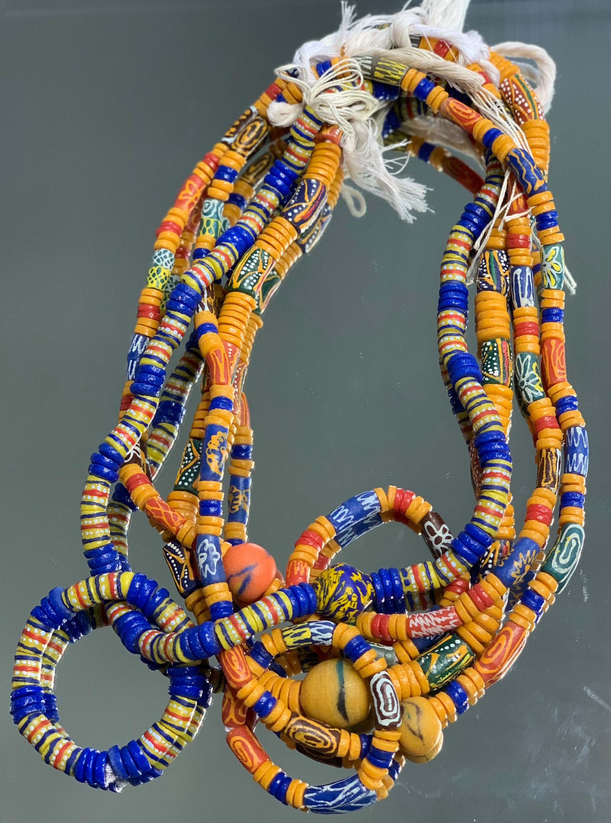 Handmade Bead Necklace/Bracelet Set (Ghana)