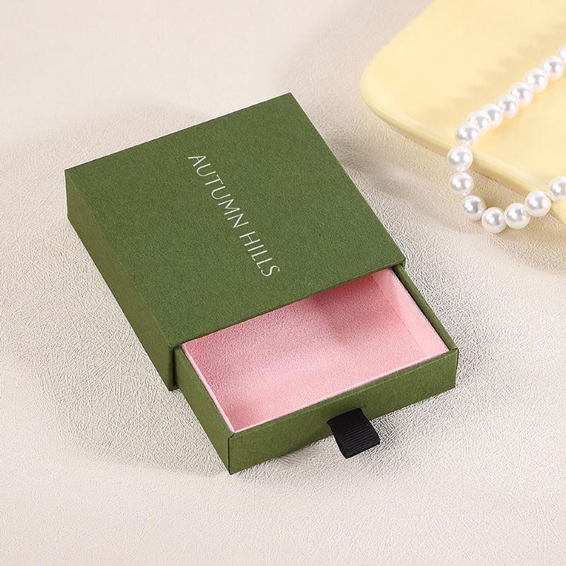 Thumbnail: Classic  Rigid Drawer Box With Fabric Lined Tray (50pcs)