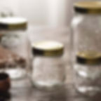Embossing Glass Jars