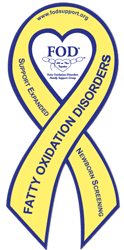 FOD magnet shaped like a yellow ribbon