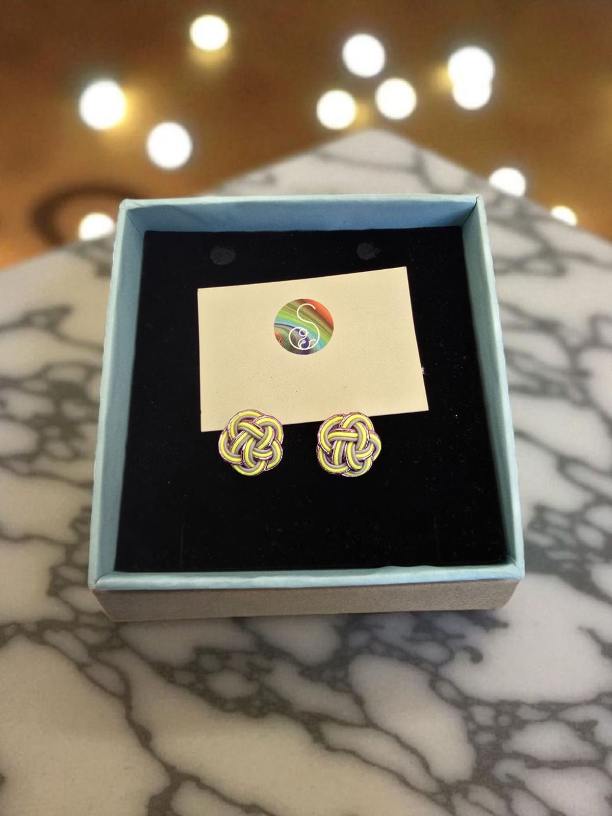 Handmade Earrings (PurpleXgreen)