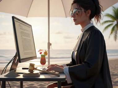 Судья из Тамбова выносила решения прямо по видеосвязи с пляжа в Сочи 