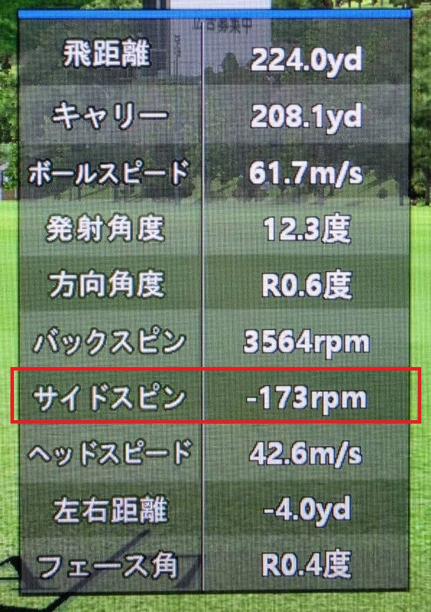 データで"サイドスピン"を減らす 