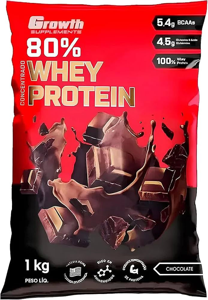 Miniatura: Whey Protein Concentrado 80% - 1kg - Growth Supplements