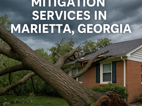 Storm Damage Mitigation Services In Marietta Georgia