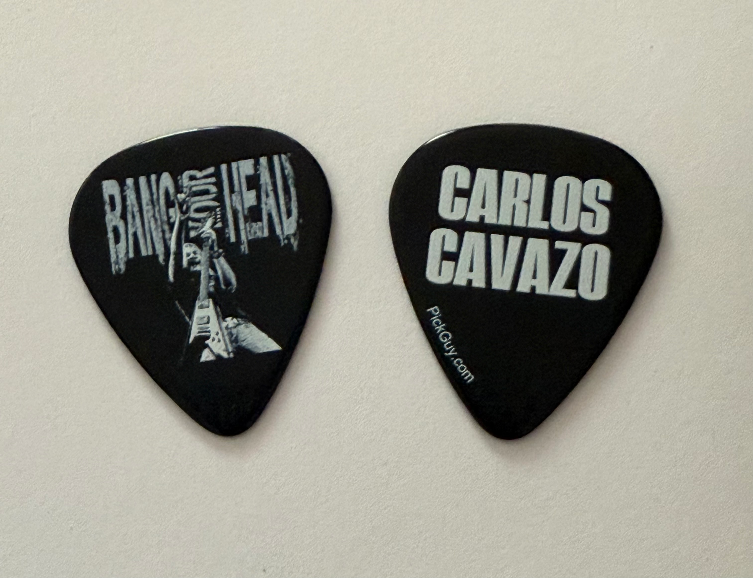 CARLOS CAVAZO GUITAR PICKS