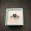 Thumbnail: STERLING SILVER AQUAMARINE SIMULATED RING