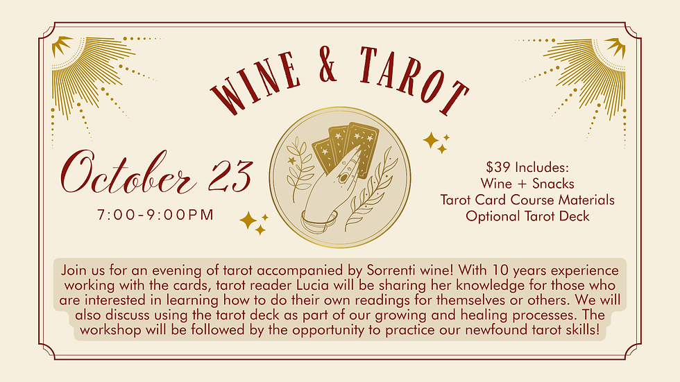 Wine & Tarot