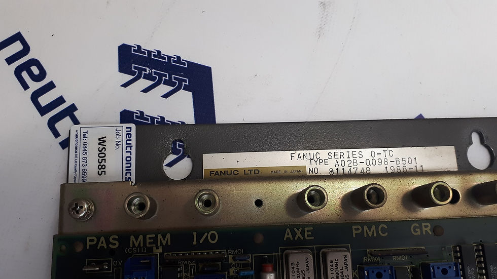 Thumbnail: Fanuc A20B-1002-0360/09B / A02B-0098-B501 Master Board + Mount Plate Drives & Controls 2