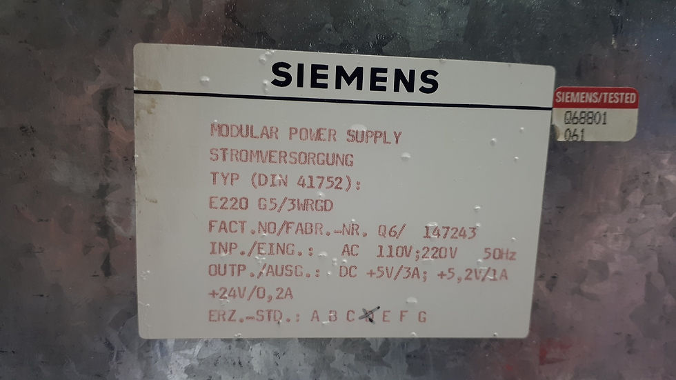 Thumbnail: Siemens 6ES5 951-7LB14 Simatic S5 Power Supply Module Power Supplies 2
