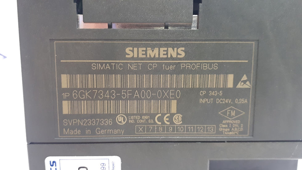 Thumbnail: Siemens 6GK7343-5FA00-0XE0 Simatic Net CP343-5 Communications Processor Module Drives & Controls 2