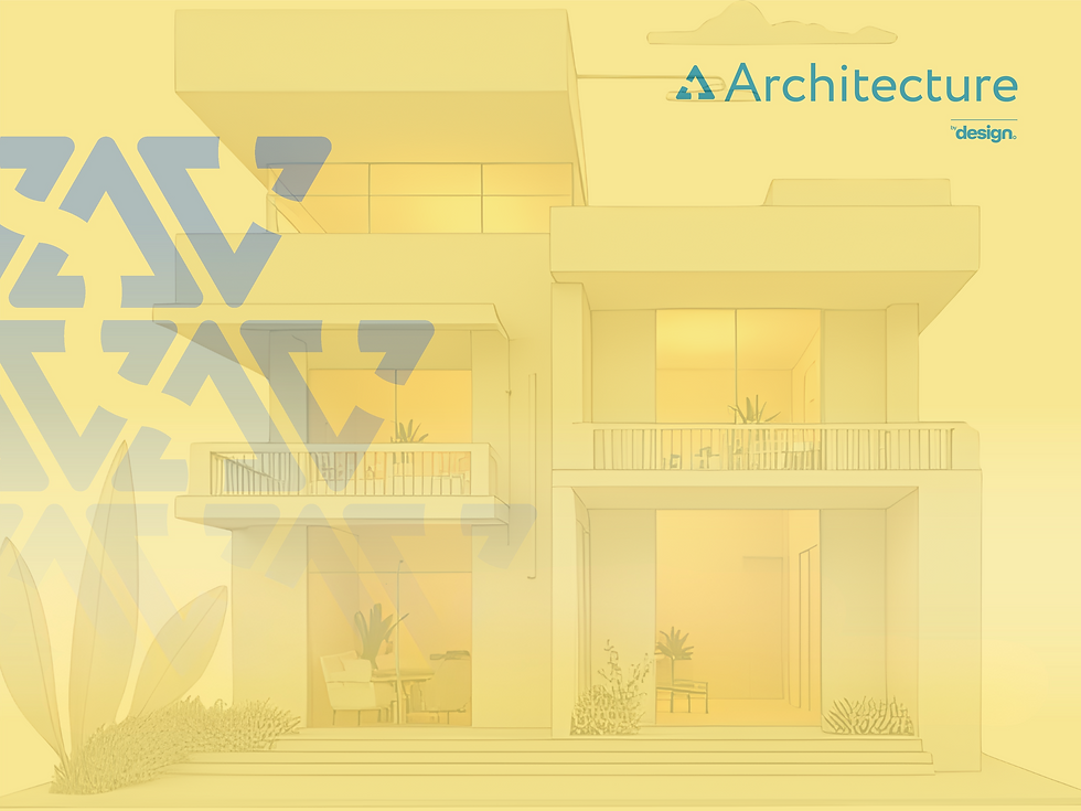 A graphical representation of an architectural design of a contemporary house