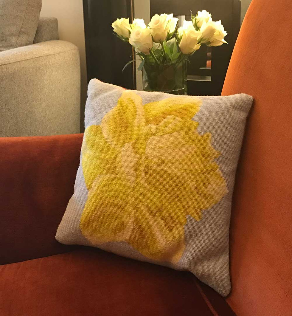 Thumbnail: Welsh Daffodil Needlepoint Cushion Kit