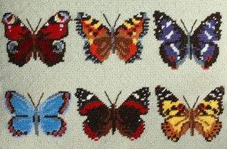 Thumbnail: The Butterfly Collection Needlepoint Cushion Kit