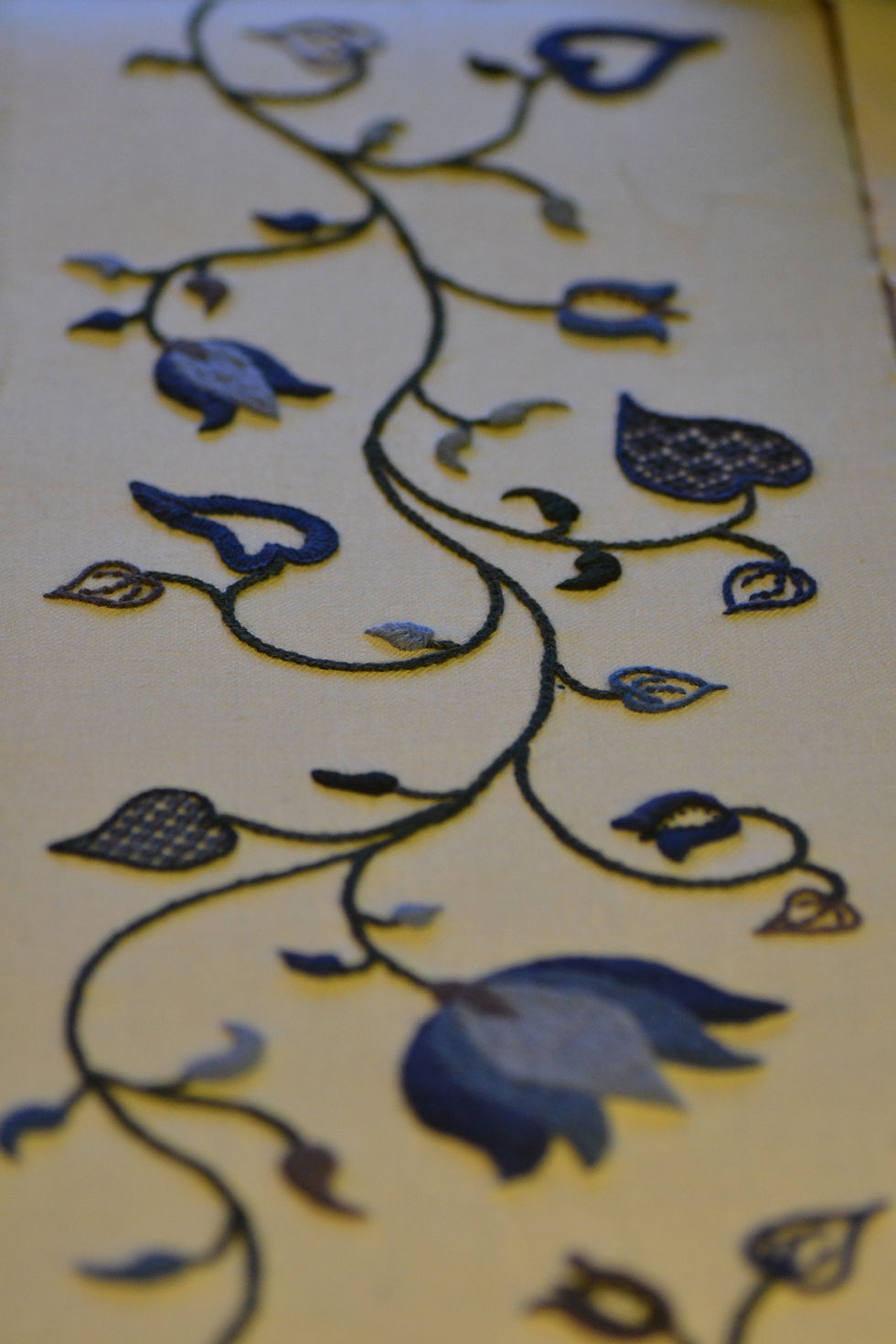 Thumbnail: Crewelwork Lampshade - Winter