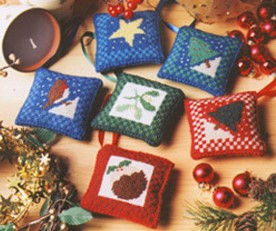 Thumbnail: Set of Six Christmas Tree Decorations