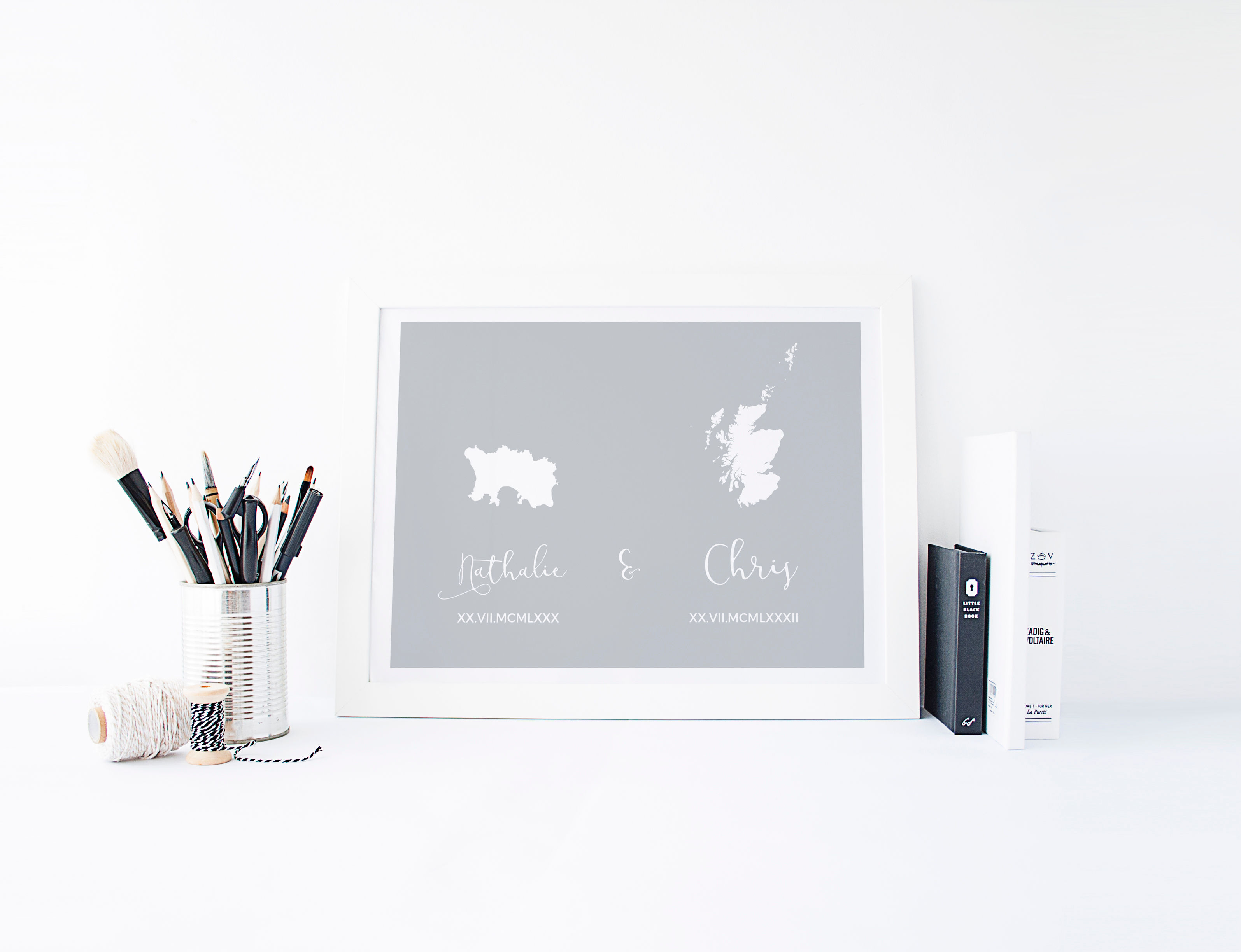 Bespoke Birthday Maps Print