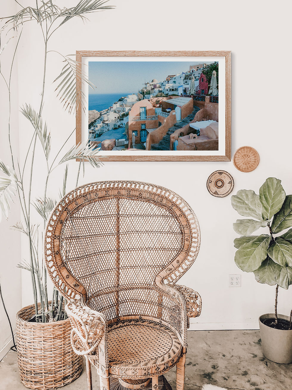 Thumbnail: Santorini Boho Photography Print