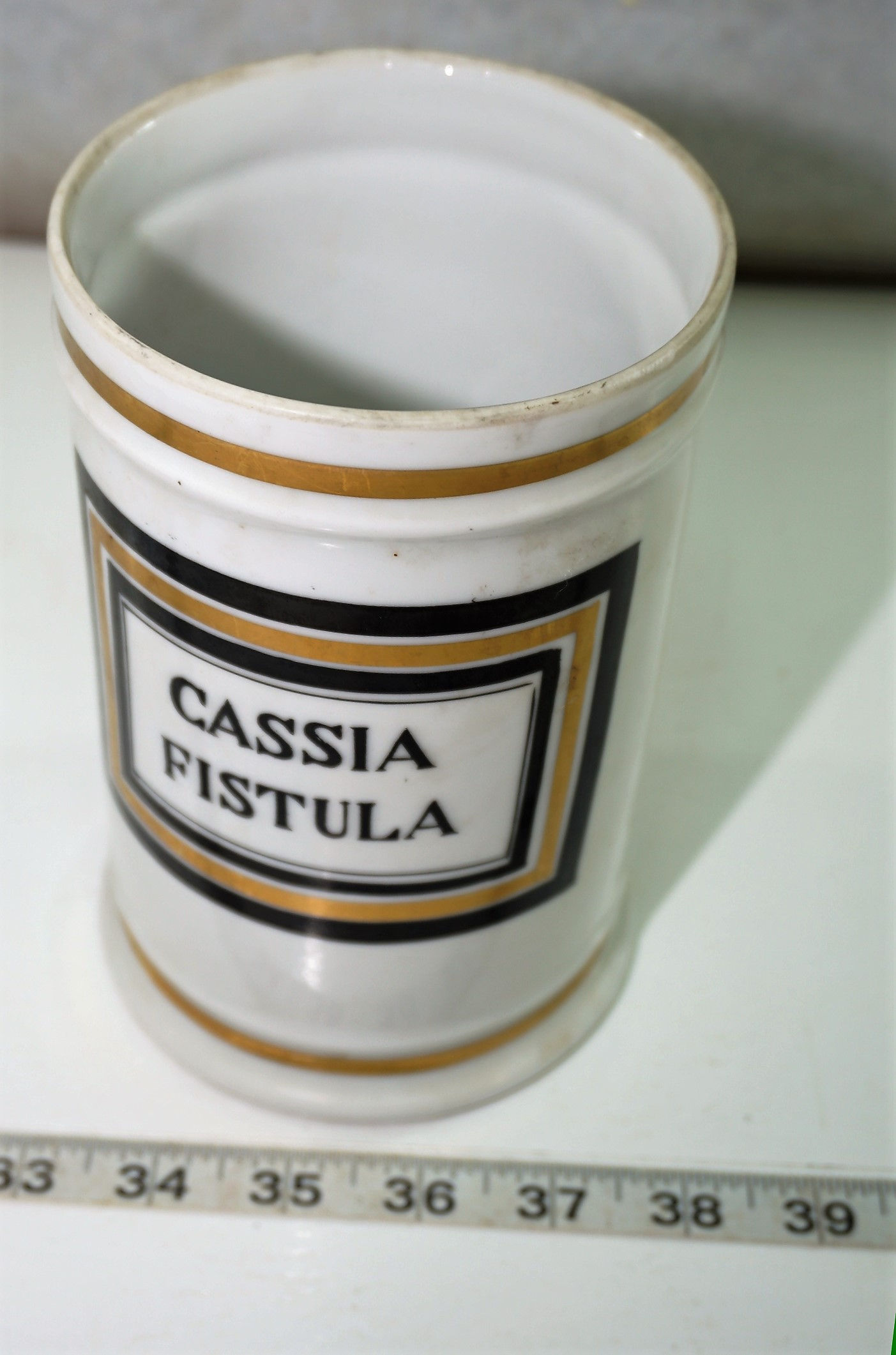Cassia Fistula Ceramic Jar