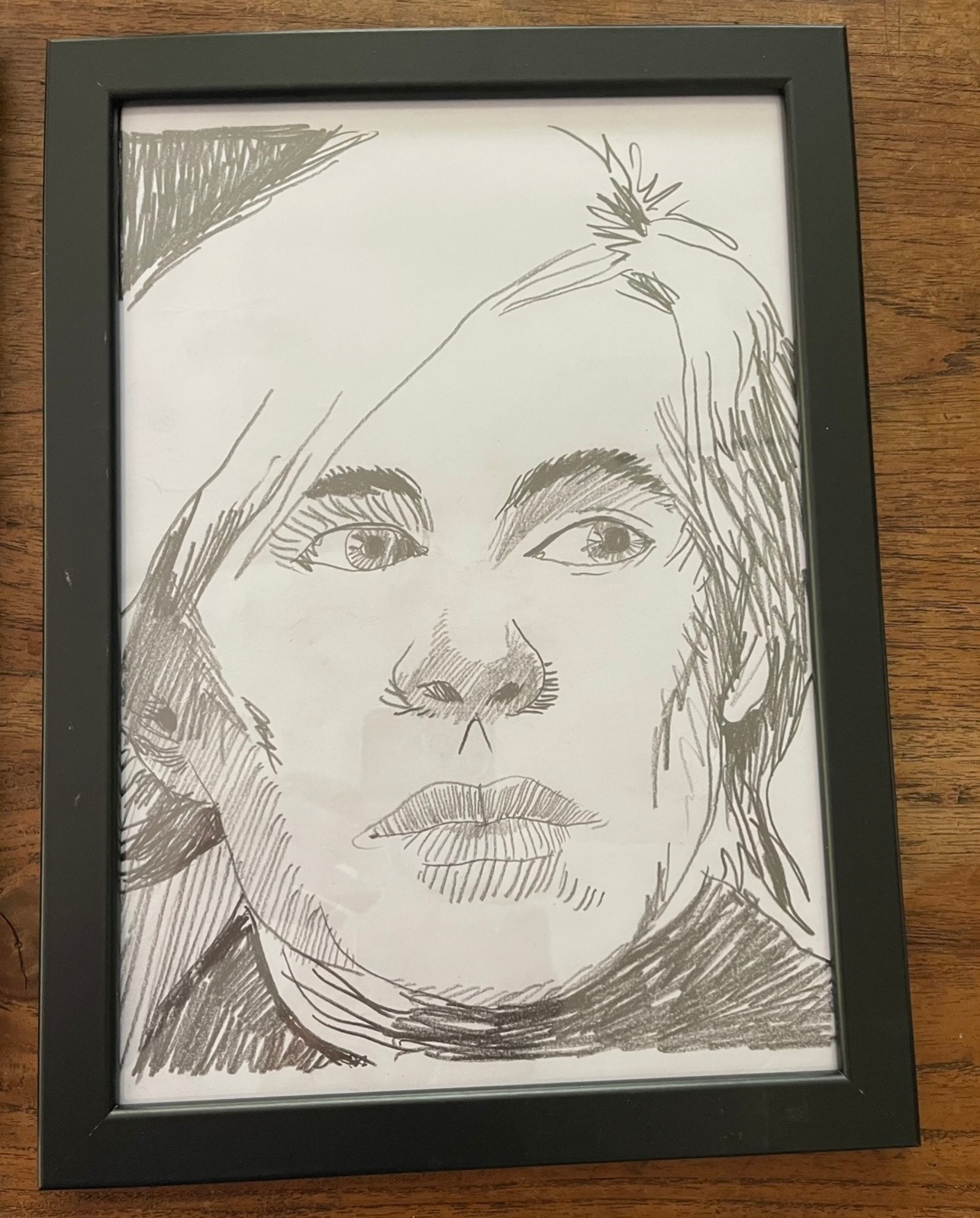 'Andy Warhol' Size H32 x B23 potlood op papier by LM