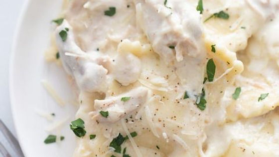 Ravioli Alfredo