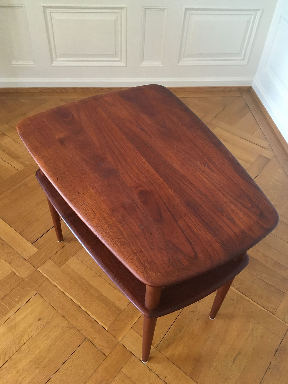 Thumbnail: Peter Hvidt & Orla Mølgaard-Nielsen Teak Minerva Side Table