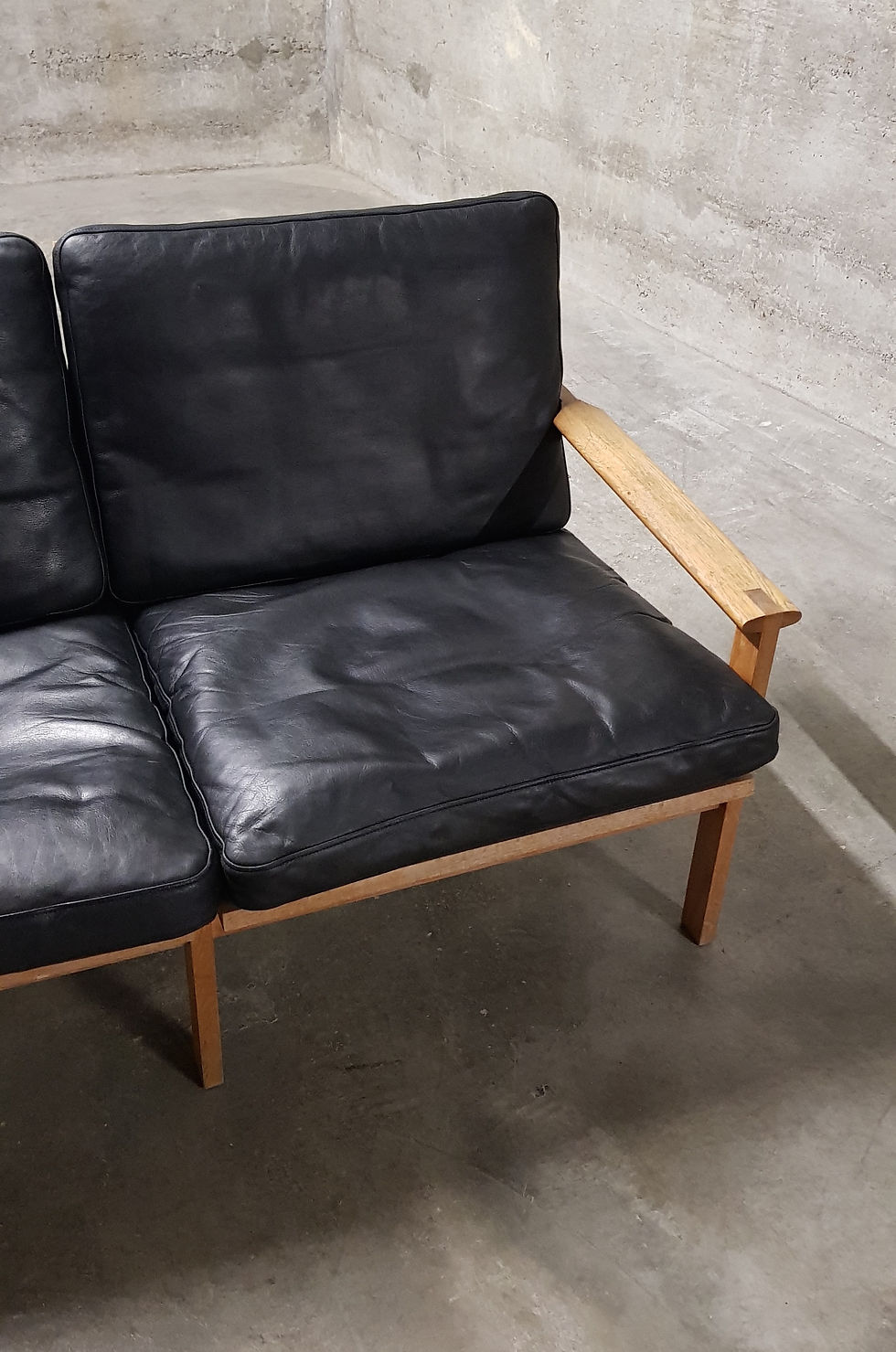 Thumbnail: Illum Wikkelsø Model Capella Teak Sofa for Niels Eilersen