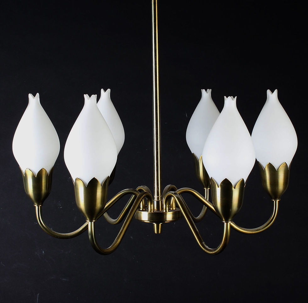 Thumbnail: Brass Tulipan Chandelier from Fog & Mørup