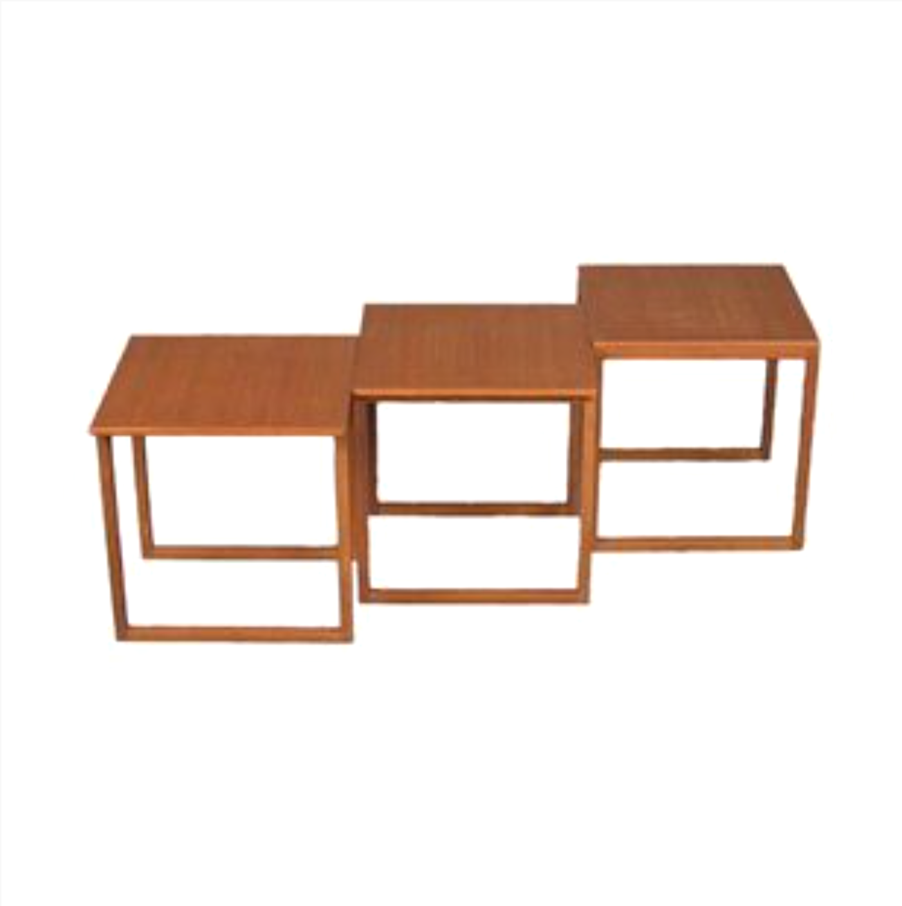 Kai Kristiansen Teak Nesting Tables for Vildbjerg Møbelfabrik