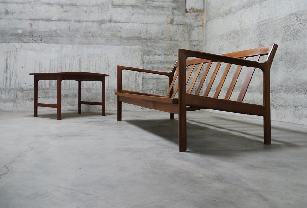 Thumbnail: Karl Erik Ekselius Rosewood 3-Seater Sofa