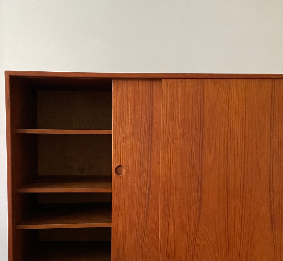 Thumbnail: Teak Highboard Cabinet 1960s Skive Denmark