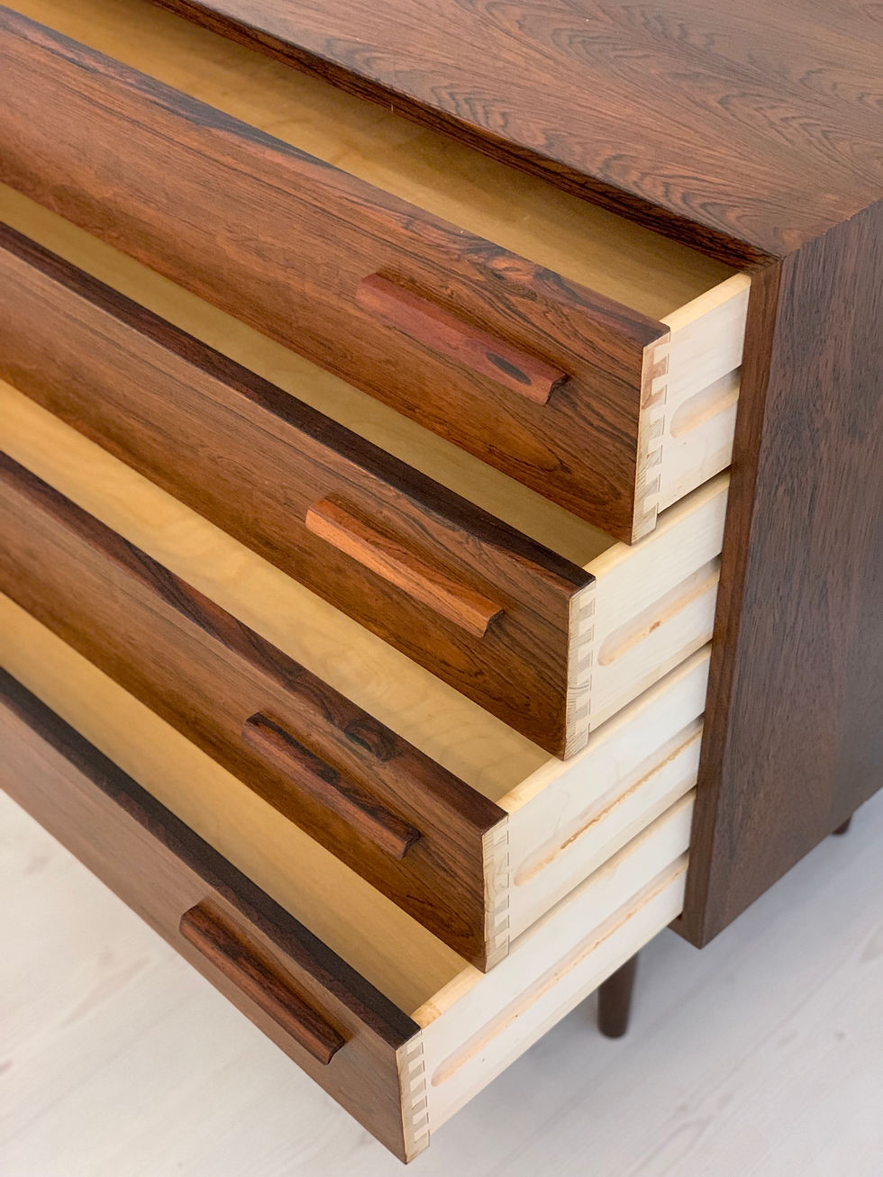 Thumbnail: Kai Kristiansen Palisander Chest of Drawers for Feldballes Møbelfabrik