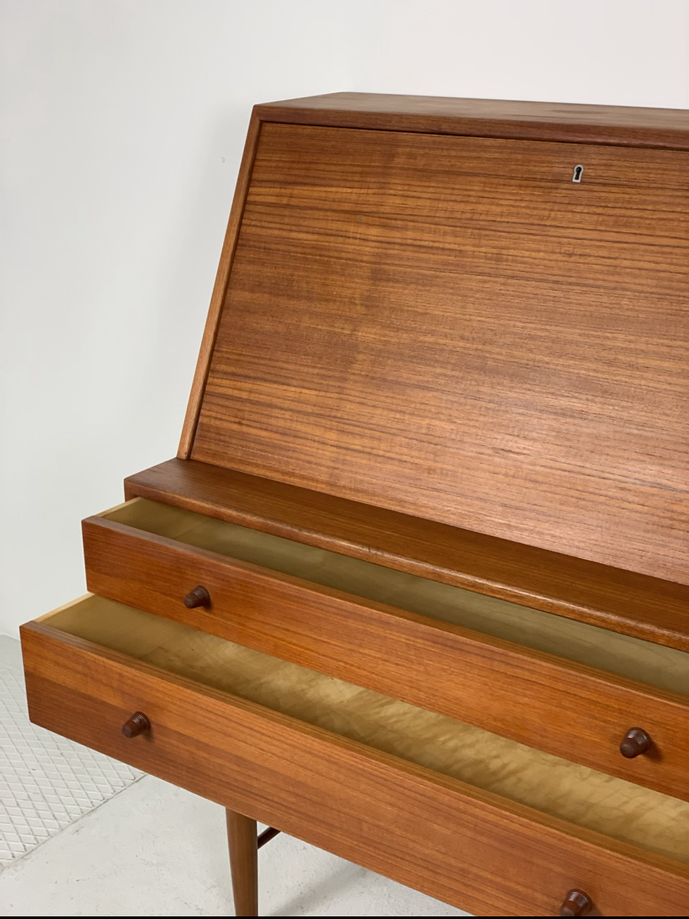 Thumbnail: Ib Kofod-Larsen Teak Bureau Secretaire