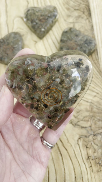 Thumbnail: Labradorite Orgonite Heart