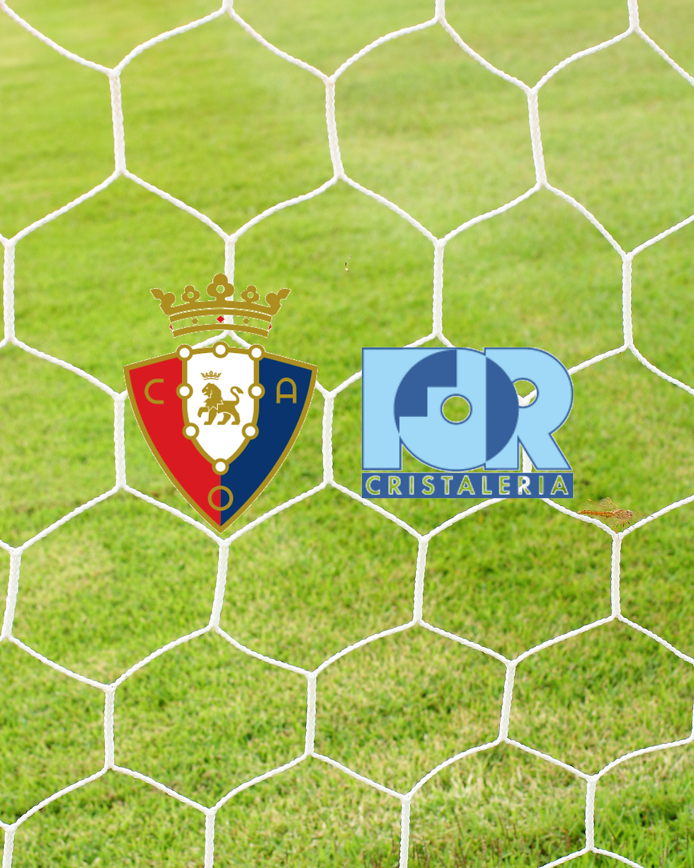 Cristalería FOR, patrocinador de Osasuna