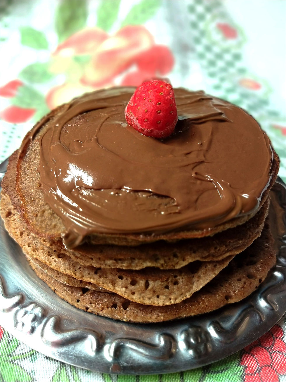 PANQUECAS DE CHOCOLATE