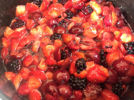 GELÉIA CASEIRA DE FRUTAS VERMELHAS