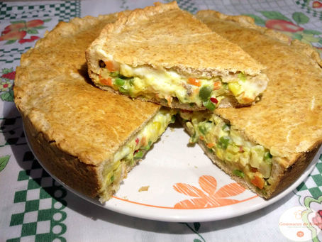 TORTA VEGETARIANA CREMOSA