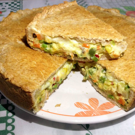 TORTA VEGETARIANA CREMOSA