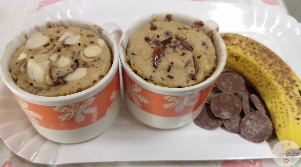 BOLO DE CANECA SEM GLÚTEN
