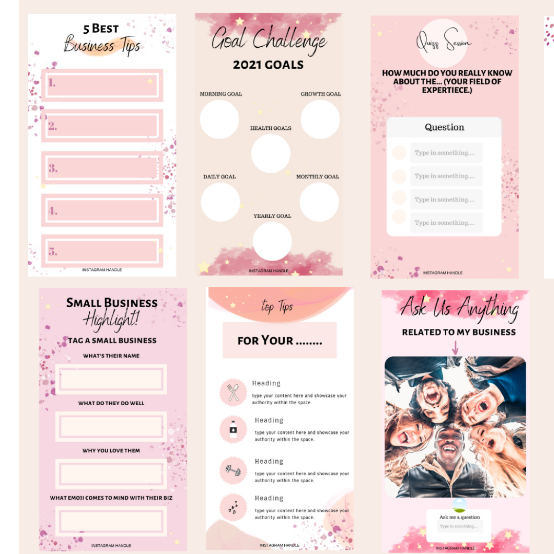 Interactive Story Customer Engagement Templates