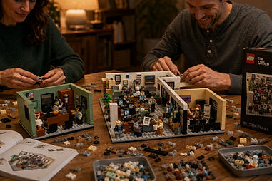 LEGO The Office building experience at home Madrid