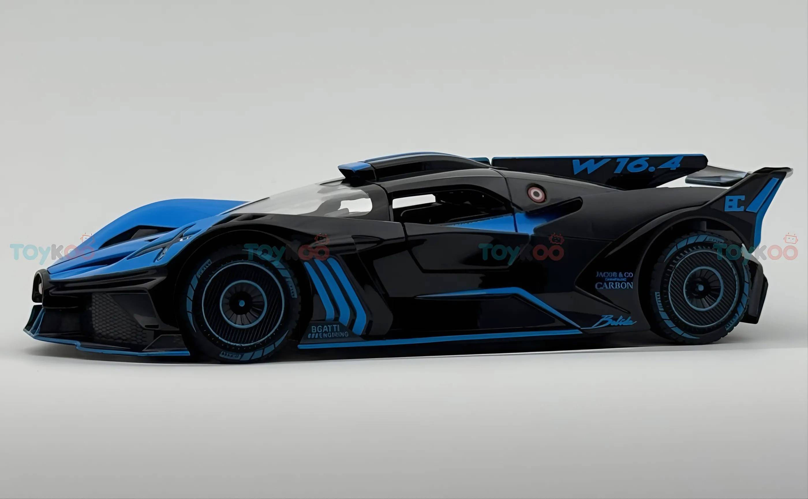 Bugatti Bolide 1:18diecast scale model car collectible car - Big Size