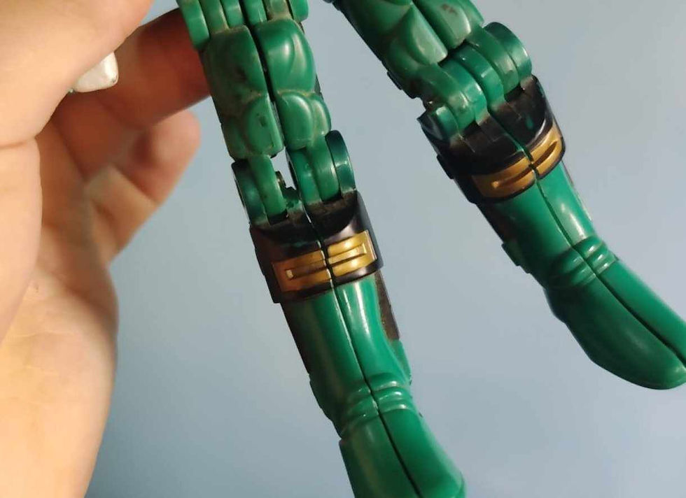 Miniatura: Green Samurai Warrior Triple Zord Morphin (Ninja Storm)