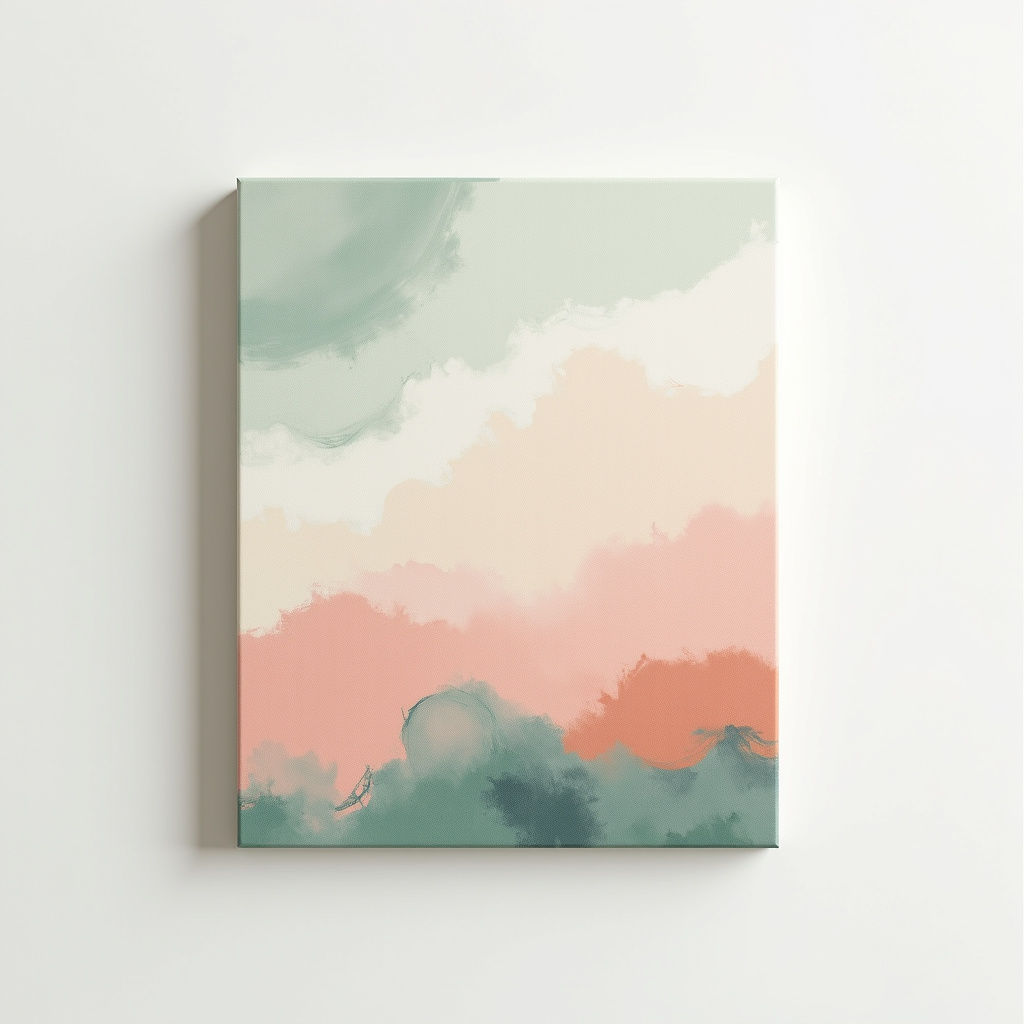 Serene Bloom Canvas